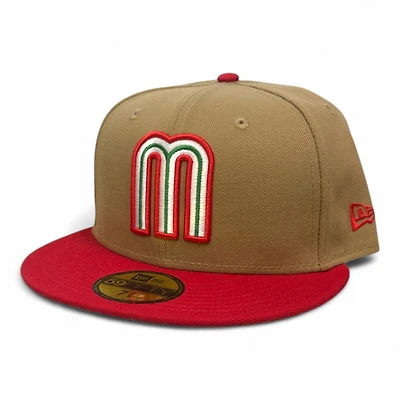 Mexico Camel and Red Gray UV New Era 59FIFTY Fitted Hat