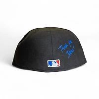 Brooklyn Dodgers Black Leon the Lab 42 Patch Green UV New Era 59FIFTY Fitted Hat