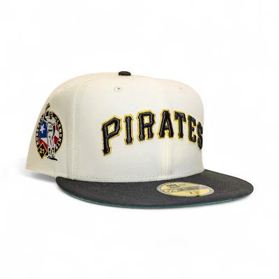 Pittsburgh Pirates Chrome Black 2T Leon the Lab Roberto Clemente Patch Green UV New Era 59FIFTY Fitted Hat
