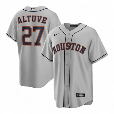 Houston Astros Jose Altuve Gray Road Nike Replica Jersey