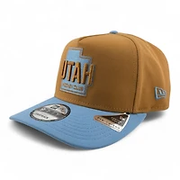 Utah Hockey Club Bronze and Mountain Blue Inaugural Season Patch New Era 9FIFTY A-Frame Snapback Hat