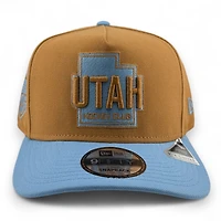 Utah Hockey Club Bronze and Mountain Blue Inaugural Season Patch New Era 9FIFTY A-Frame Snapback Hat