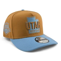 Utah Hockey Club Bronze and Mountain Blue Inaugural Season Patch New Era 9FIFTY A-Frame Snapback Hat