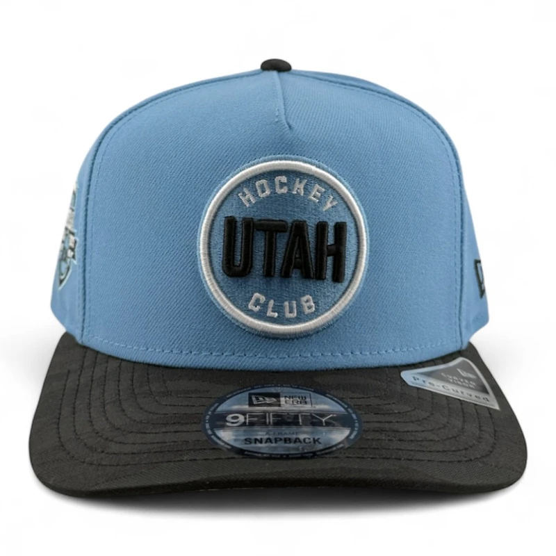 Utah Hockey Club Mountain Blue and Black Camo Inaugural Season Patch New Era 9FIFTY A-Frame Snapback Hat