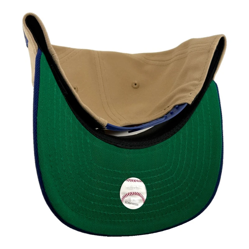 Los Angeles Dodgers Brown and Royal Blue 40th Anniversary Patch New Era 9FIFTY A-Frame Snapback Hat