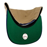 Los Angeles Dodgers Brown and Royal Blue 40th Anniversary Patch New Era 9FIFTY A-Frame Snapback Hat