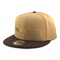 Utah Hockey Club Tan and Brown Inaugural Season Patch Caramel UV New Era 9FIFTY Snapback Hat