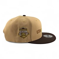 Utah Hockey Club Tan and Brown Inaugural Season Patch Caramel UV New Era 9FIFTY Snapback Hat