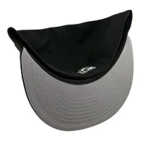 Utah Hockey Club Black Circle Logo Inaugural Patch Gray UV New Era 59FIFTY Fitted Hat