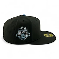 Utah Hockey Club Black Circle Logo Inaugural Patch Gray UV New Era 59FIFTY Fitted Hat