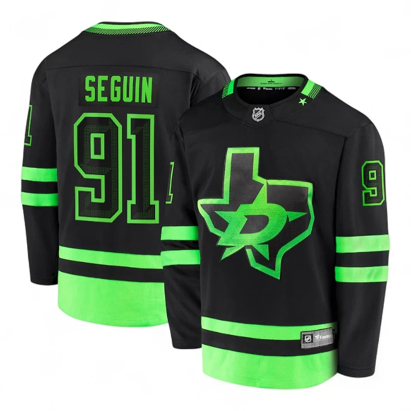 Dallas Stars Tyler Seguin Black NHL Breakaway Player Jersey