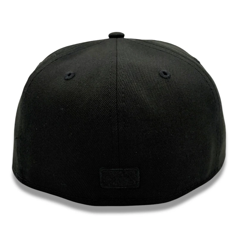 Los Angeles Dodgers Black on Metallic Green and Red Rose Grey UV New Era 59FIFTY Fitted Hat