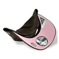 Los Angeles Dodgers Brown Corduroy Cherry Blossom New Era 9FIFTY A-Frame Snapback Hat