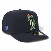 New York Yankees Navy Cartoon Series Era 59FIFTY A-Frame Fitted Hat