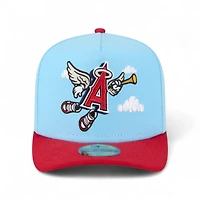 Anaheim Angels Blue and Red Cartoon Series New Era 59FIFTY A-Frame Fitted Hat