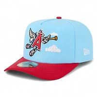Anaheim Angels Blue and Red Cartoon Series New Era 59FIFTY A-Frame Fitted Hat