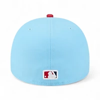 Anaheim Angels Blue and Red Cartoon Series New Era 59FIFTY A-Frame Fitted Hat