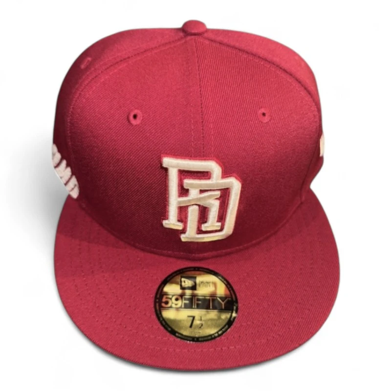 Dominican Replublic Cardinal Wordmark Gray UV New Era 59FIFTY Fitted Hat