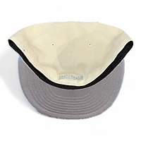 Dominican Replublic Chrome and Blue Script Gray UV New Era 59FIFTY Fitted Hat