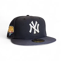 New York Yankees Navy Leon the Lab 2009 World Series Patch Grey UV Era 59FIFTY Fitted Hat