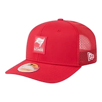 Tampa Bay Buccaneers Red 2025 NFL Sideline New Era 9SEVENTY Trucker Adjustable Snapback Hat