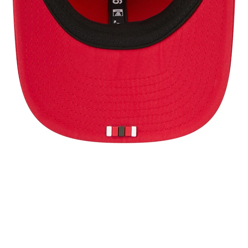 Tampa Bay Buccaneers Red 2025 NFL Sideline New Era 9SEVENTY Trucker Adjustable Snapback Hat