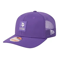 Minnesota Vikings Purple 2025 NFL Sideline New Era 9SEVENTY Trucker Adjustable Snapback Hat