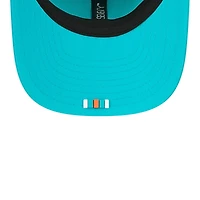 Miami Dolphins Aqua 2025 NFL Sideline New Era 9SEVENTY Trucker Adjustable Snapback Hat
