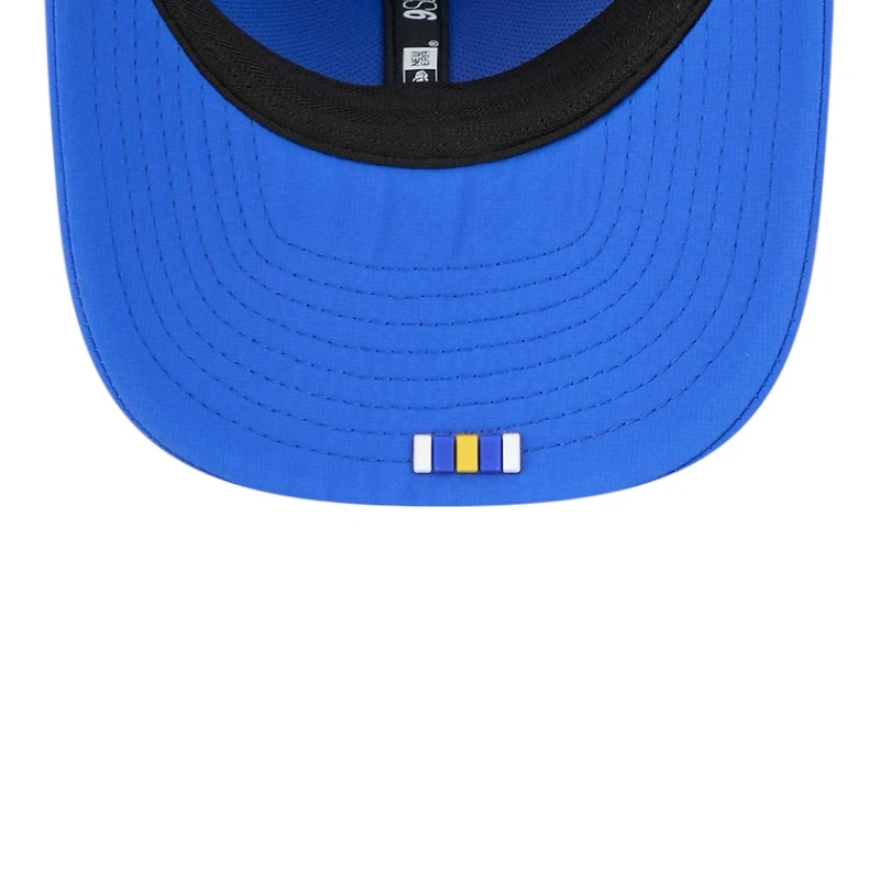 Los Angeles Rams Royal Blue 2025 NFL Sideline New Era 9SEVENTY Trucker Adjustable Snapback Hat