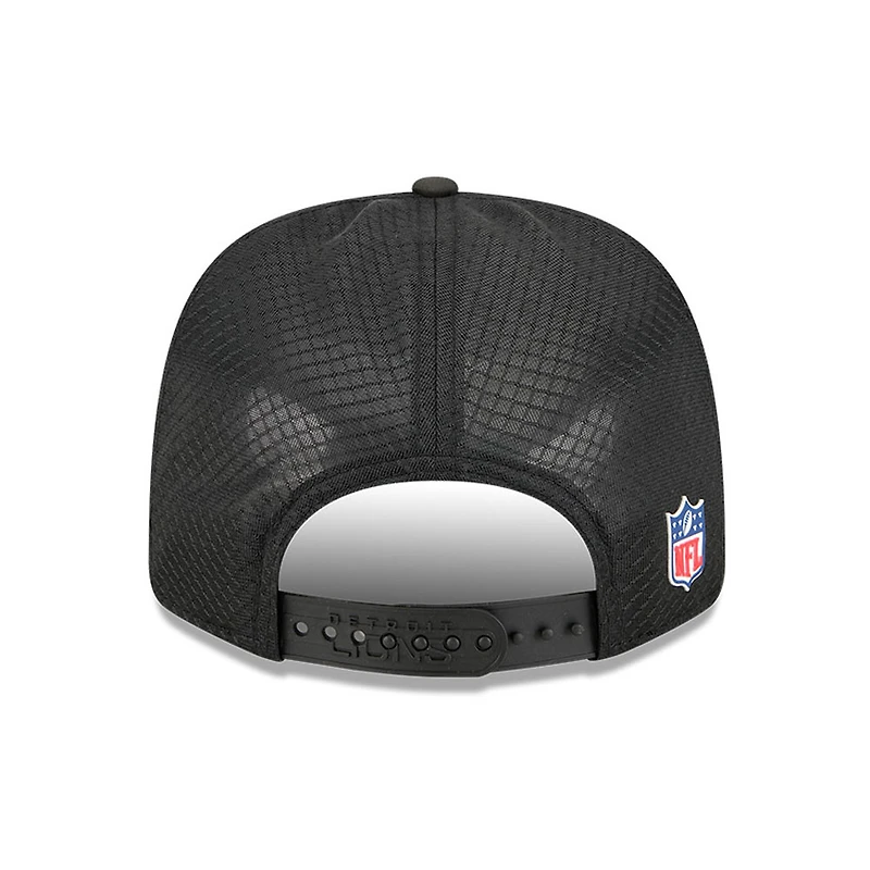 Detroit Lions 2025 NFL Sideline New Era 9SEVENTY Trucker Adjustable Snapback Hat