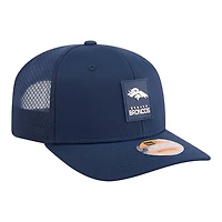 Denver Broncos Navy 2025 NFL Sideline New Era 9SEVENTY Trucker Adjustable Snapback Hat