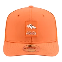 Denver Broncos Orange 2025 NFL Sideline New Era 9SEVENTY Trucker Adjustable Snapback Hat