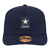 Dallas Cowboys Navy 2025 NFL Sideline New Era 9SEVENTY Trucker Adjustable Snapback Hat