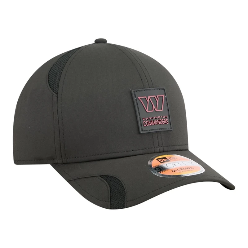 Washington Commanders Black 2025 NFL Sideline New Era 9FORTY M-Crown Adjustable Hat