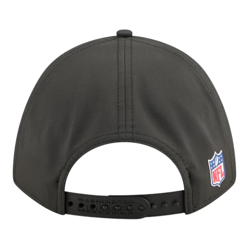 Washington Commanders Black 2025 NFL Sideline New Era 9FORTY M-Crown Adjustable Hat
