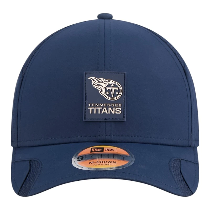 Tennessee Titans Navy 2025 NFL Sideline New Era 9FORTY M-Crown Adjustable Hat
