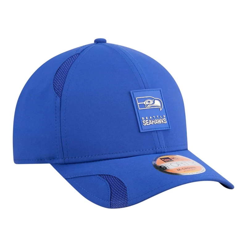 Seattle Seahawks Royal Blue 2025 NFL Sideline New Era 9FORTY M-Crown Adjustable Hat