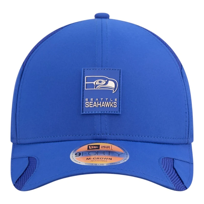 Seattle Seahawks Royal Blue 2025 NFL Sideline New Era 9FORTY M-Crown Adjustable Hat