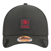 San Francisco 49ers Black 2025 NFL Sideline New Era 9FORTY M-Crown Adjustable Hat