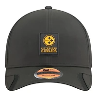 Pittsburgh Steelers Black 2025 NFL Sideline New Era 9FORTY M-Crown Adjustable Hat
