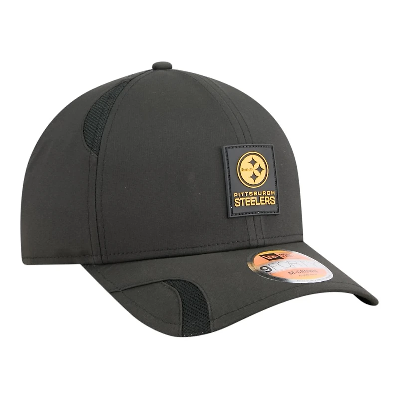 Pittsburgh Steelers Black 2025 NFL Sideline New Era 9FORTY M-Crown Adjustable Hat