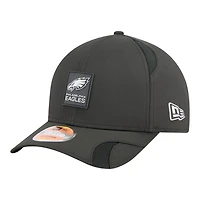 Philadelphia Eagles Black 2025 NFL Sideline New Era 9FORTY M-Crown Adjustable Hat