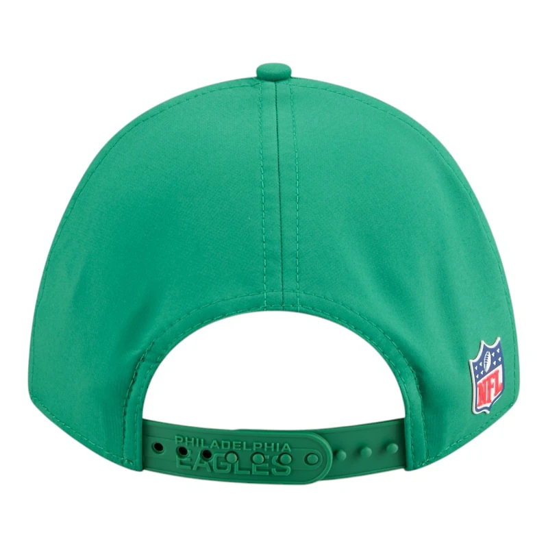 Philadelphia Eagles Kelly Green 2025 NFL Sideline New Era 9FORTY M-Crown Adjustable Hat