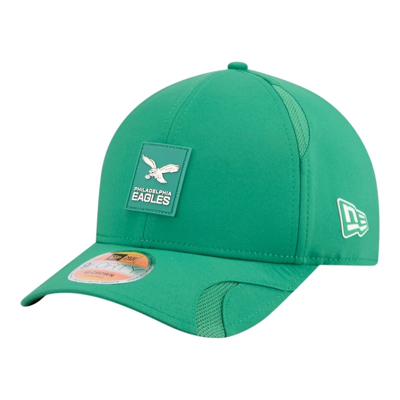 Philadelphia Eagles Kelly Green 2025 NFL Sideline New Era 9FORTY M-Crown Adjustable Hat