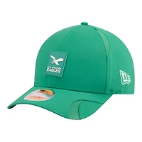 Philadelphia Eagles Kelly Green 2025 NFL Sideline New Era 9FORTY M-Crown Adjustable Hat