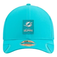 Miami Dolphins Aqua 2025 NFL Sideline New Era 9FORTY M-Crown Adjustable Hat