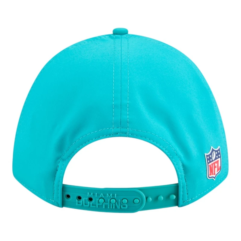 Miami Dolphins Aqua 2025 NFL Sideline New Era 9FORTY M-Crown Adjustable Hat
