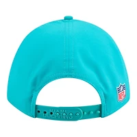 Miami Dolphins Aqua 2025 NFL Sideline New Era 9FORTY M-Crown Adjustable Hat