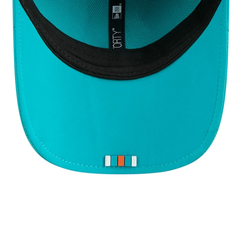 Miami Dolphins Aqua 2025 NFL Sideline New Era 9FORTY M-Crown Adjustable Hat