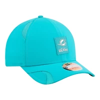 Miami Dolphins Aqua 2025 NFL Sideline New Era 9FORTY M-Crown Adjustable Hat